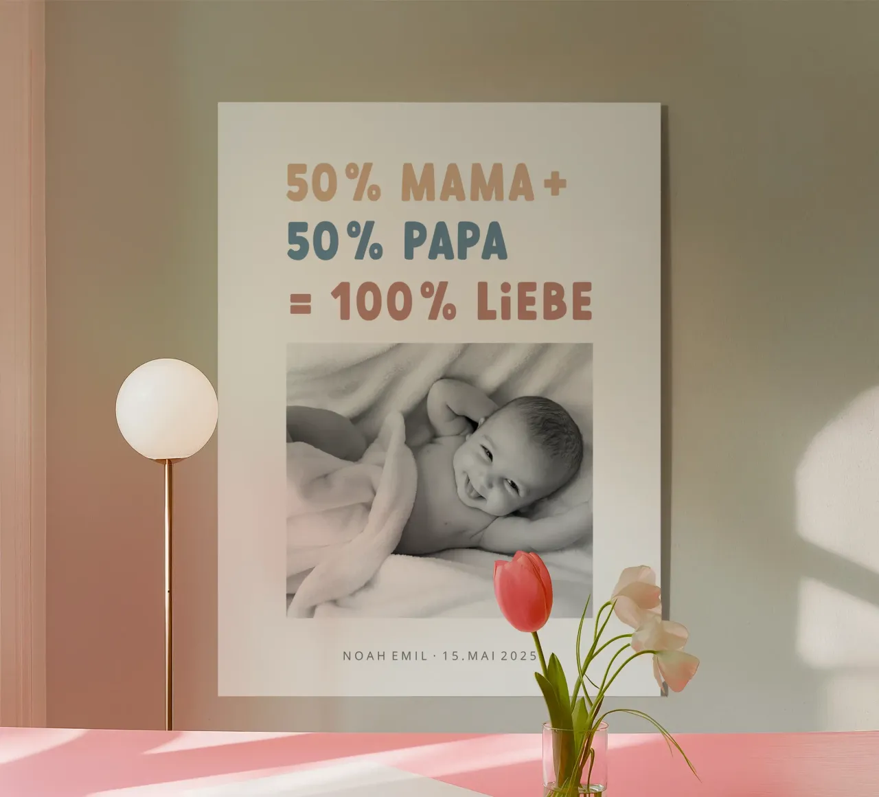 100% amore plexiglass da Kartenliebe