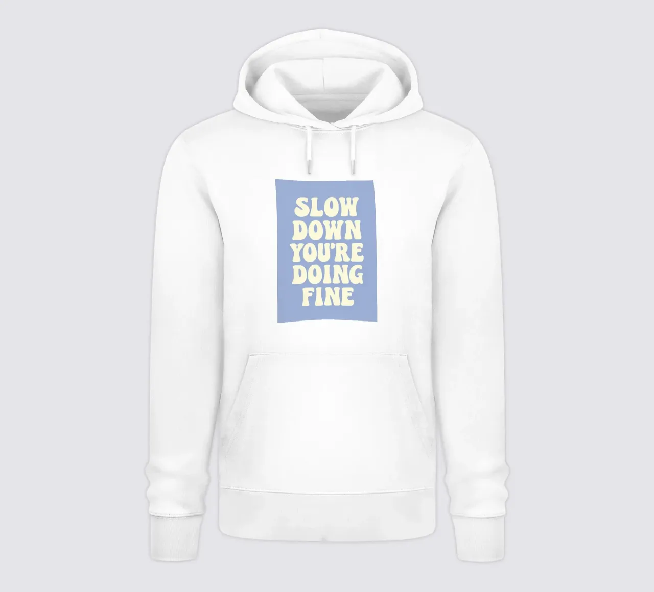 rallenta, stai andando bene felpa con cappuccio da art quots shop