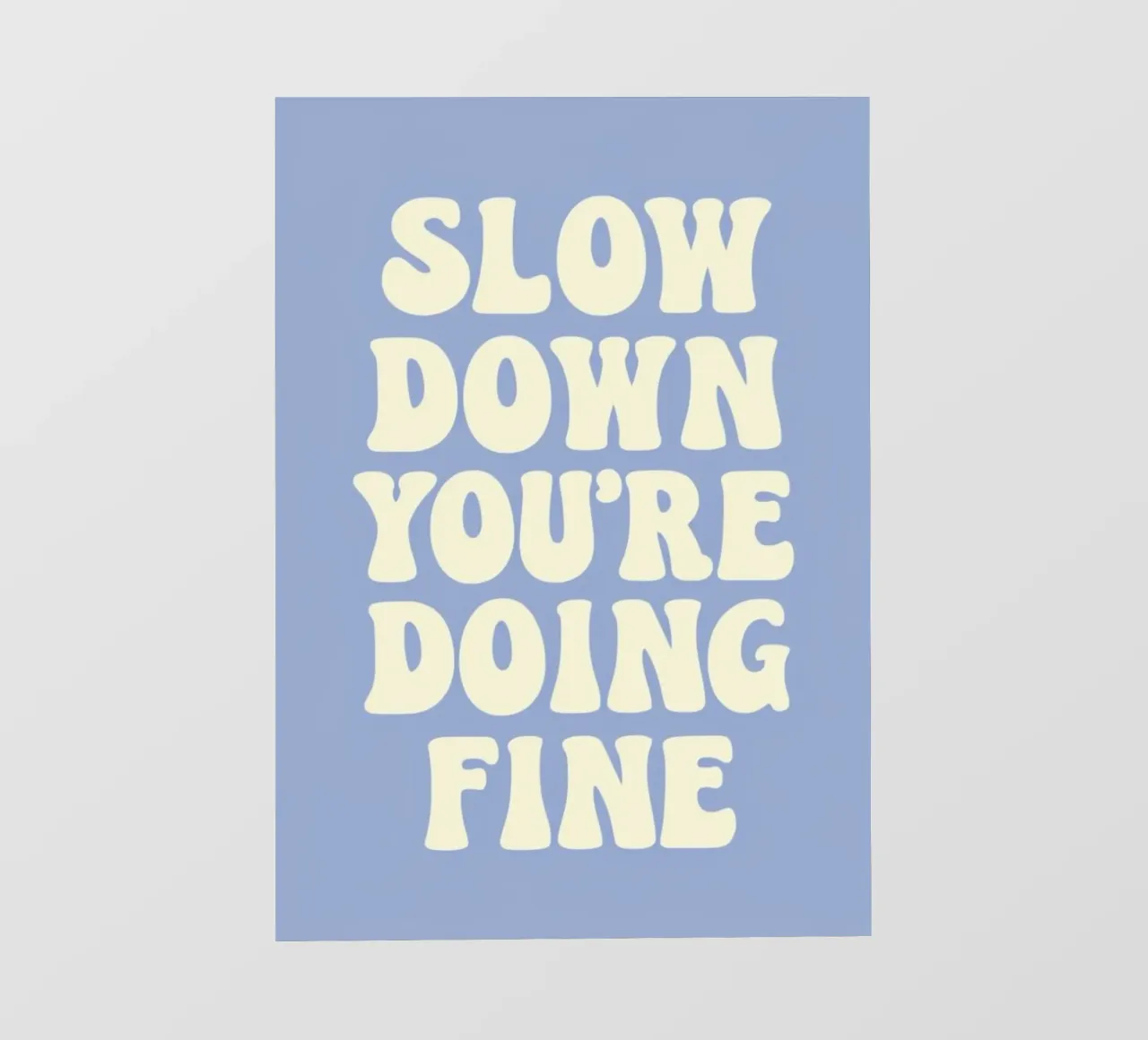 rallenta, stai andando bene telo in pvc da art quots shop