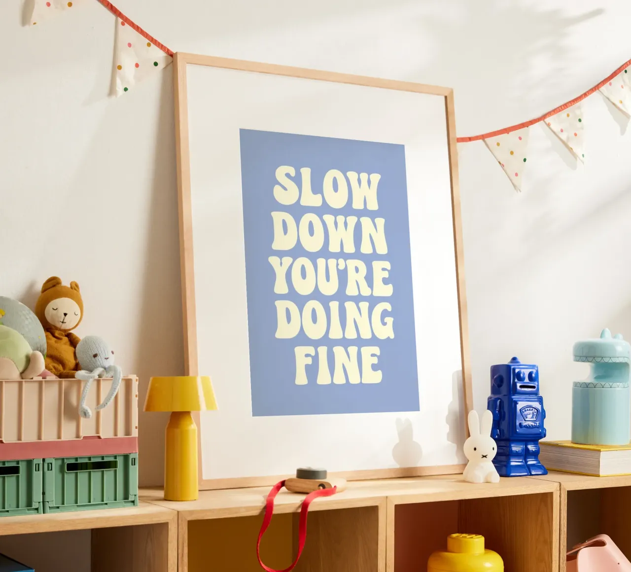 Ralentissez, vous vous en sortez bien poster de art quots shop