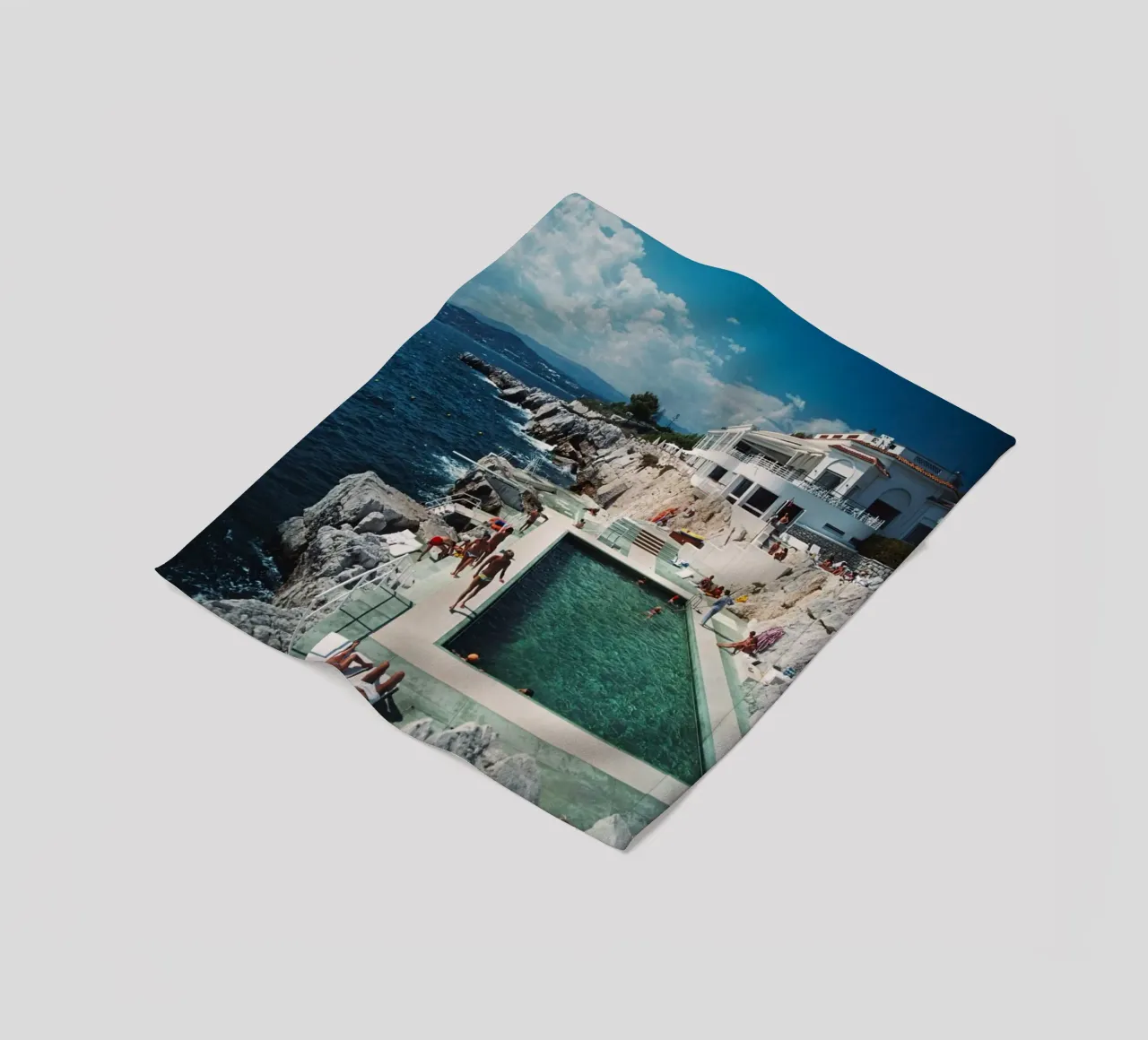 Slim Aarons Hotel Dup Cap coperta in pile da Mrs.Pamela