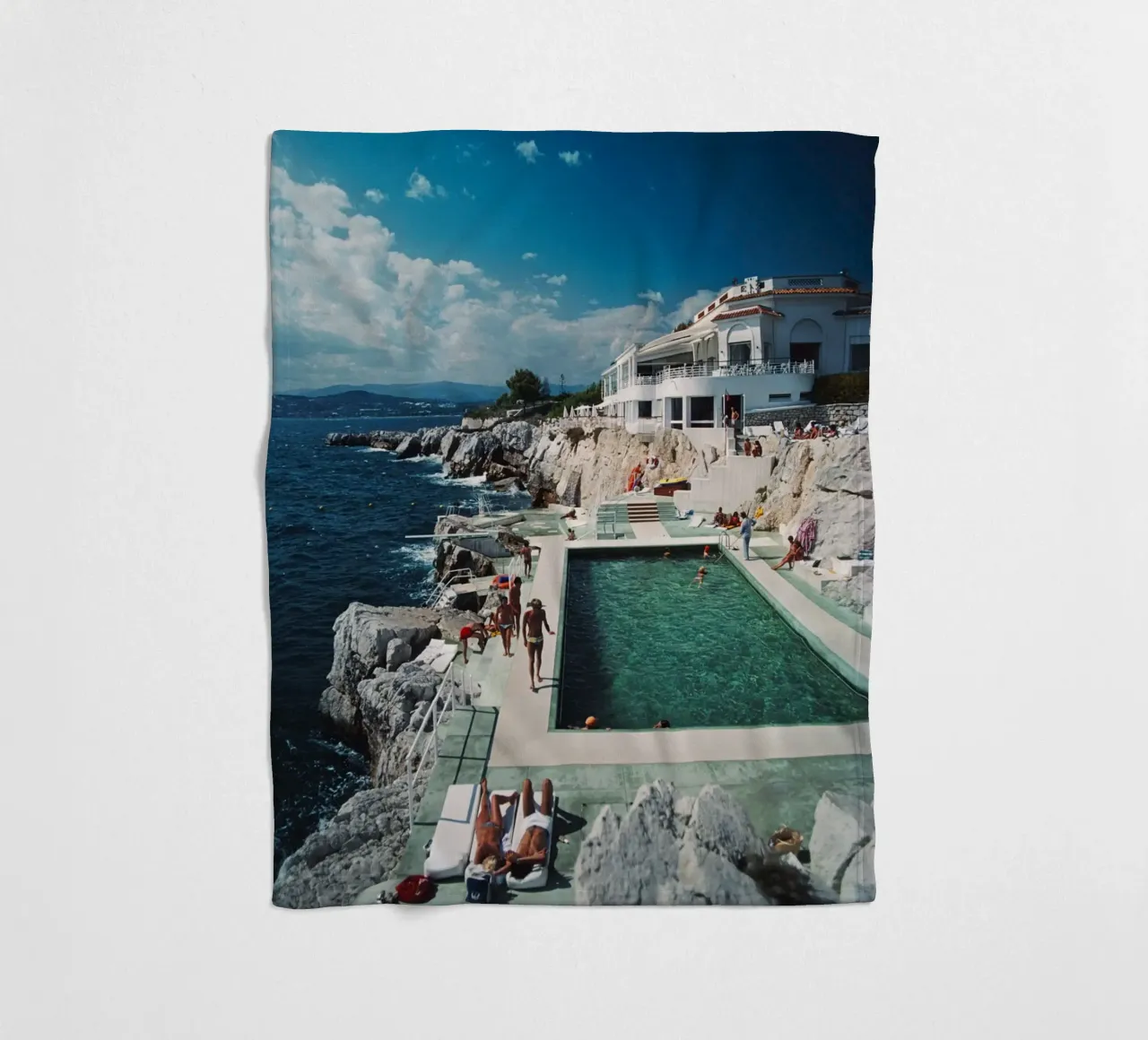 Slim Aarons Hotel Dup Cap coperta in pile da Mrs.Pamela