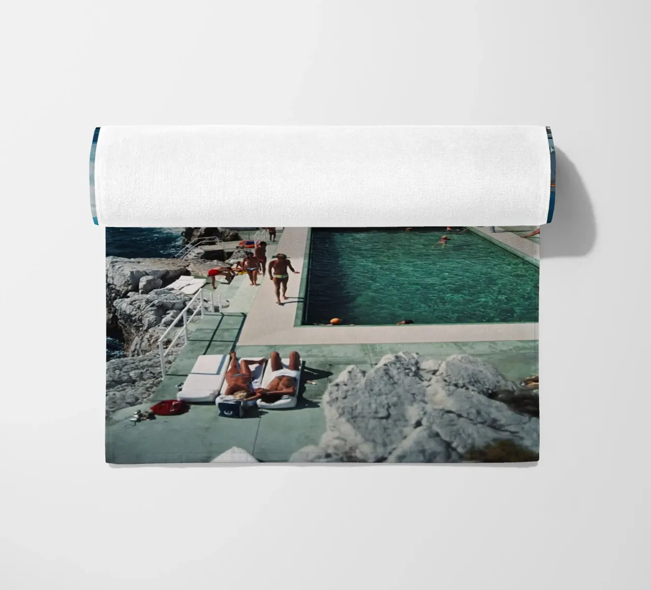 Slim Aarons Hotel Dup Cap telo mare da Mrs.Pamela