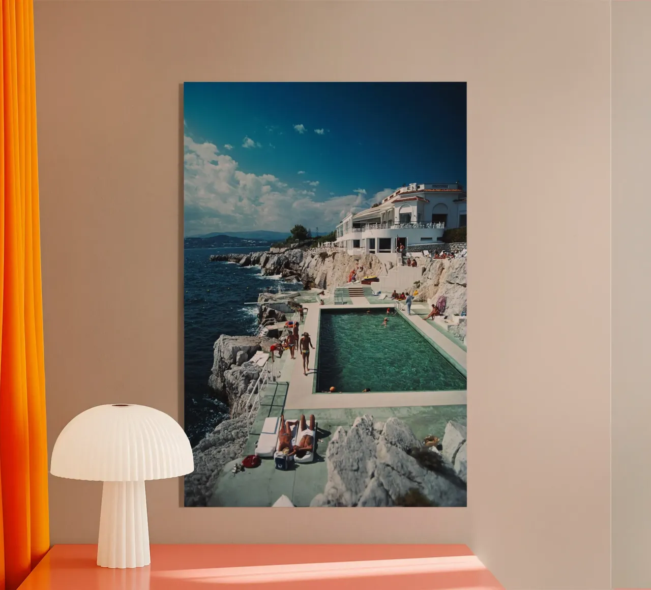 Slim Aarons Hotel Dup Cap plexiglass da Mrs.Pamela