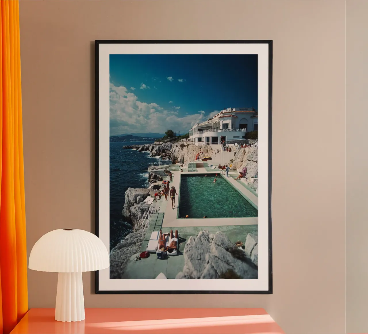 Slim Aarons Hotel Dup Cap carta hahnemühle da Mrs.Pamela