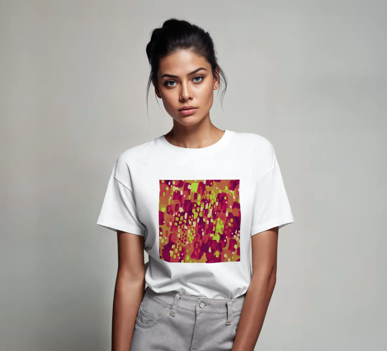 End of Summertime - Color: Lime Pomelo t-shirt da klossisch