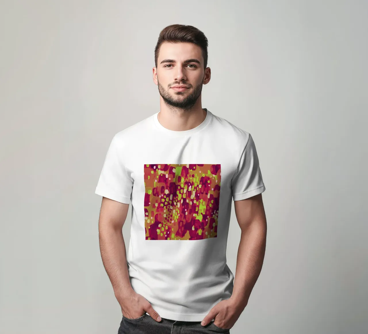 End of Summertime - Color: Lime Pomelo t-shirt da klossisch