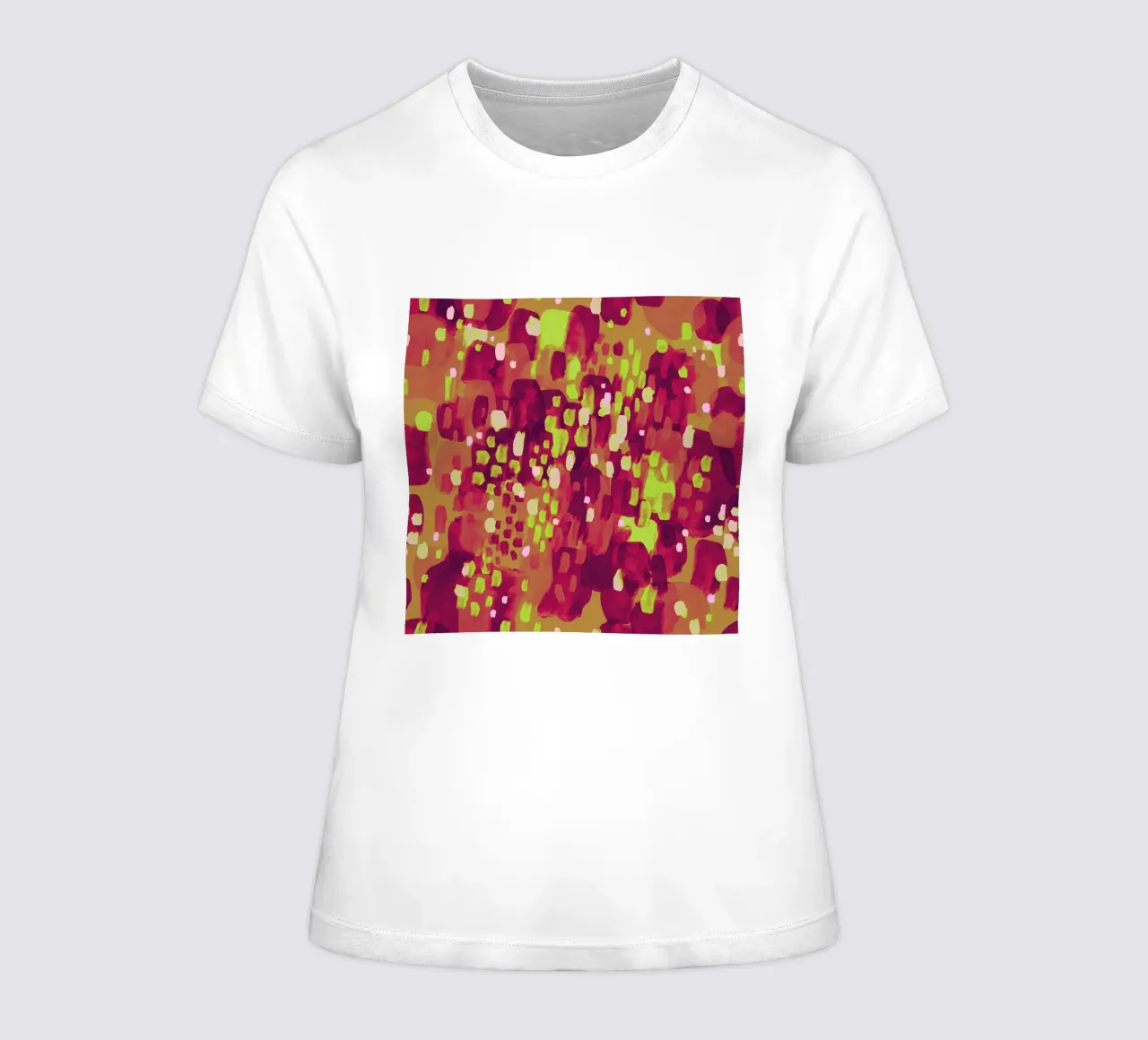 End of Summertime - Color: Lime Pomelo t-shirt da donna da klossisch