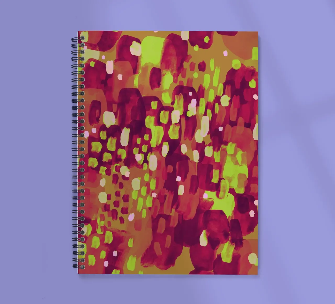 End of Summertime - Color: Lime Pomelo spiral notebook by klossisch
