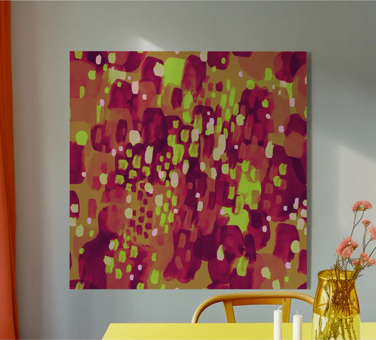 End of Summertime - Color: Lime Pomelo plexiglass da klossisch