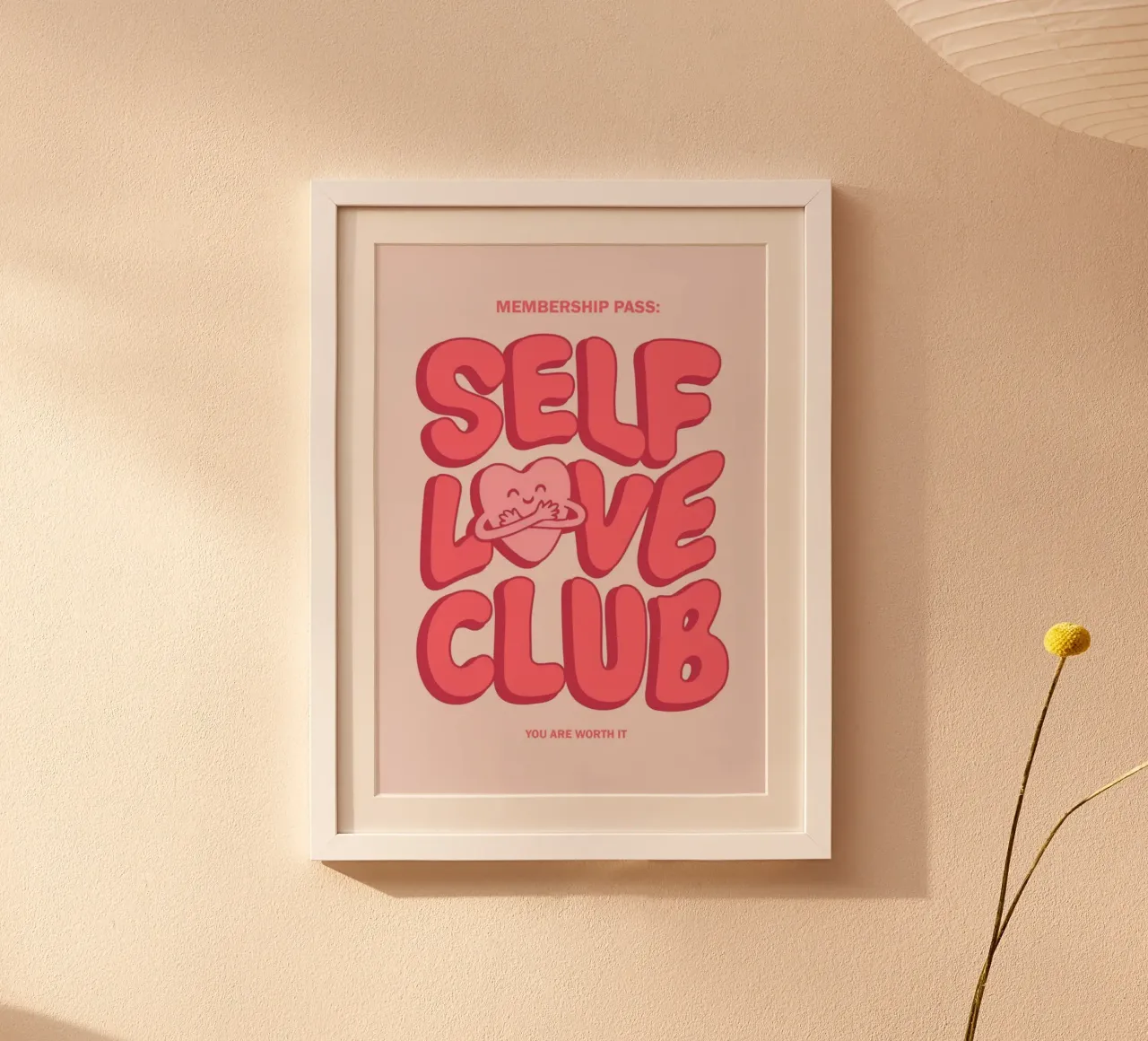 club dell'amore per se stessi poster da art quots shop