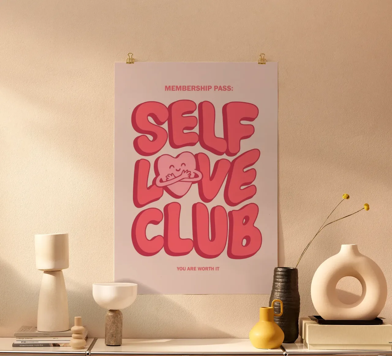 club dell'amore per se stessi poster da art quots shop