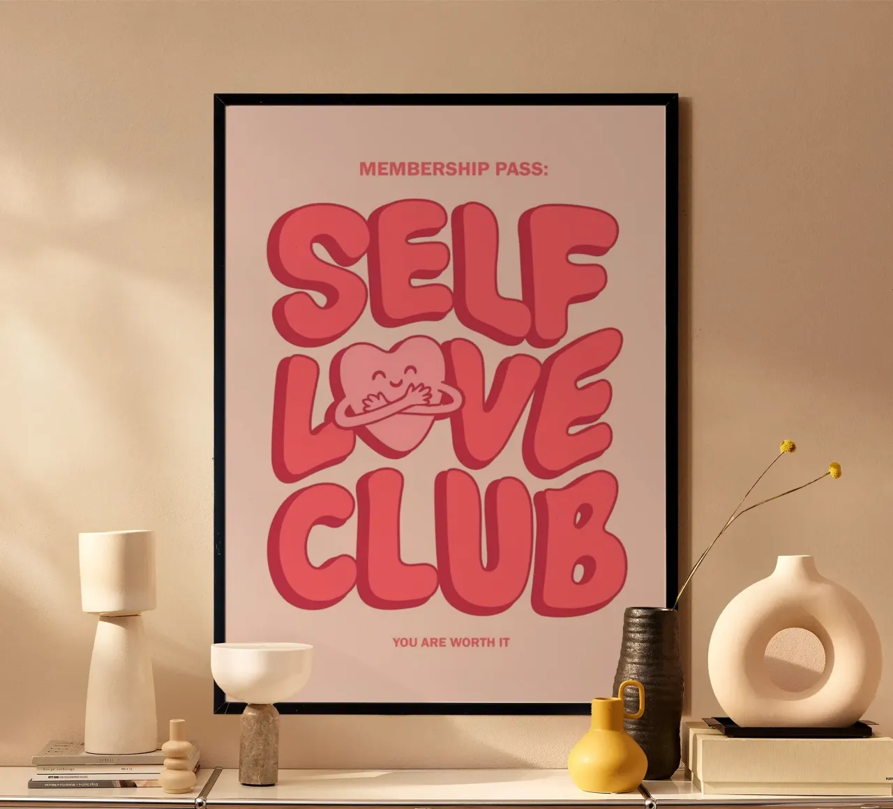 club dell'amore per se stessi poster da art quots shop