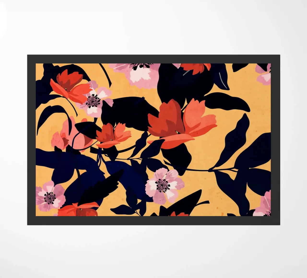 Fiori su giallo zerbino da ThingDesign