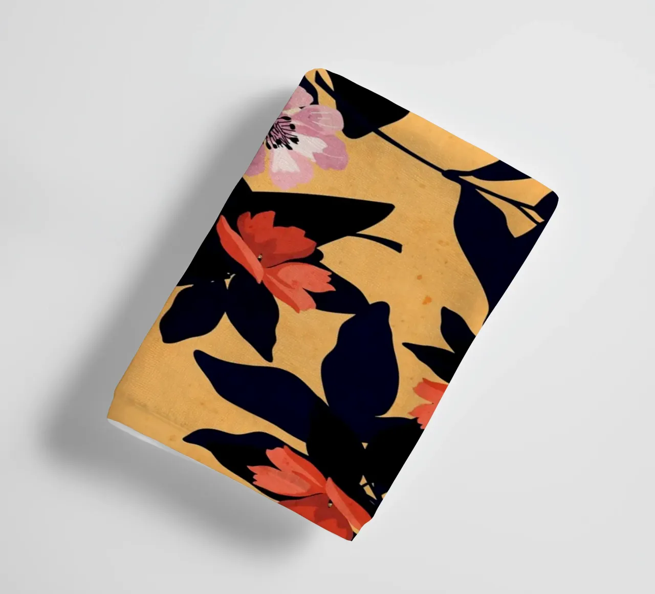Fleurs sur jaune serviette de bain de ThingDesign