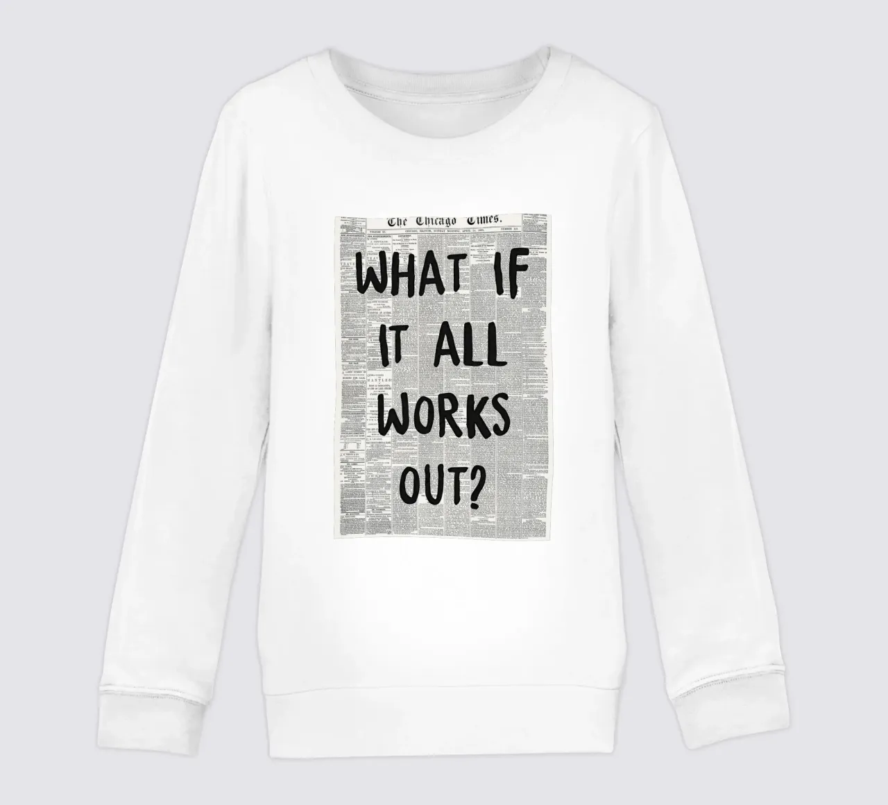 e se tutto si risolvesse felpa bambino da art quots shop