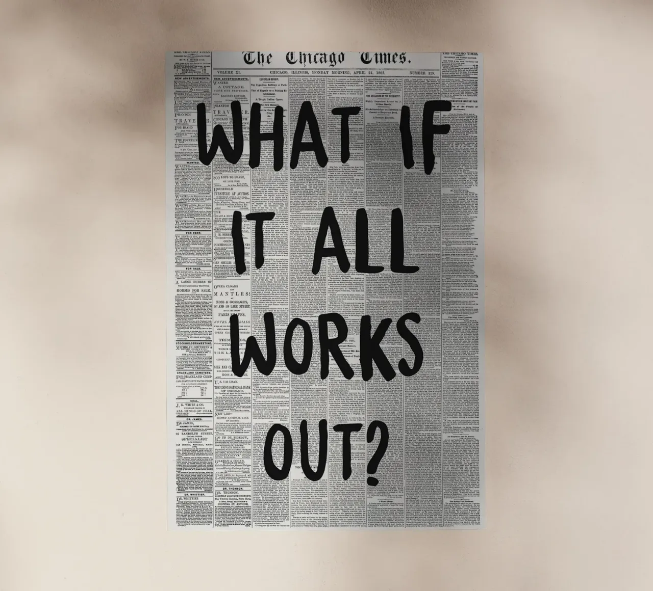 what if it all works out pellicola backlit da art quots shop