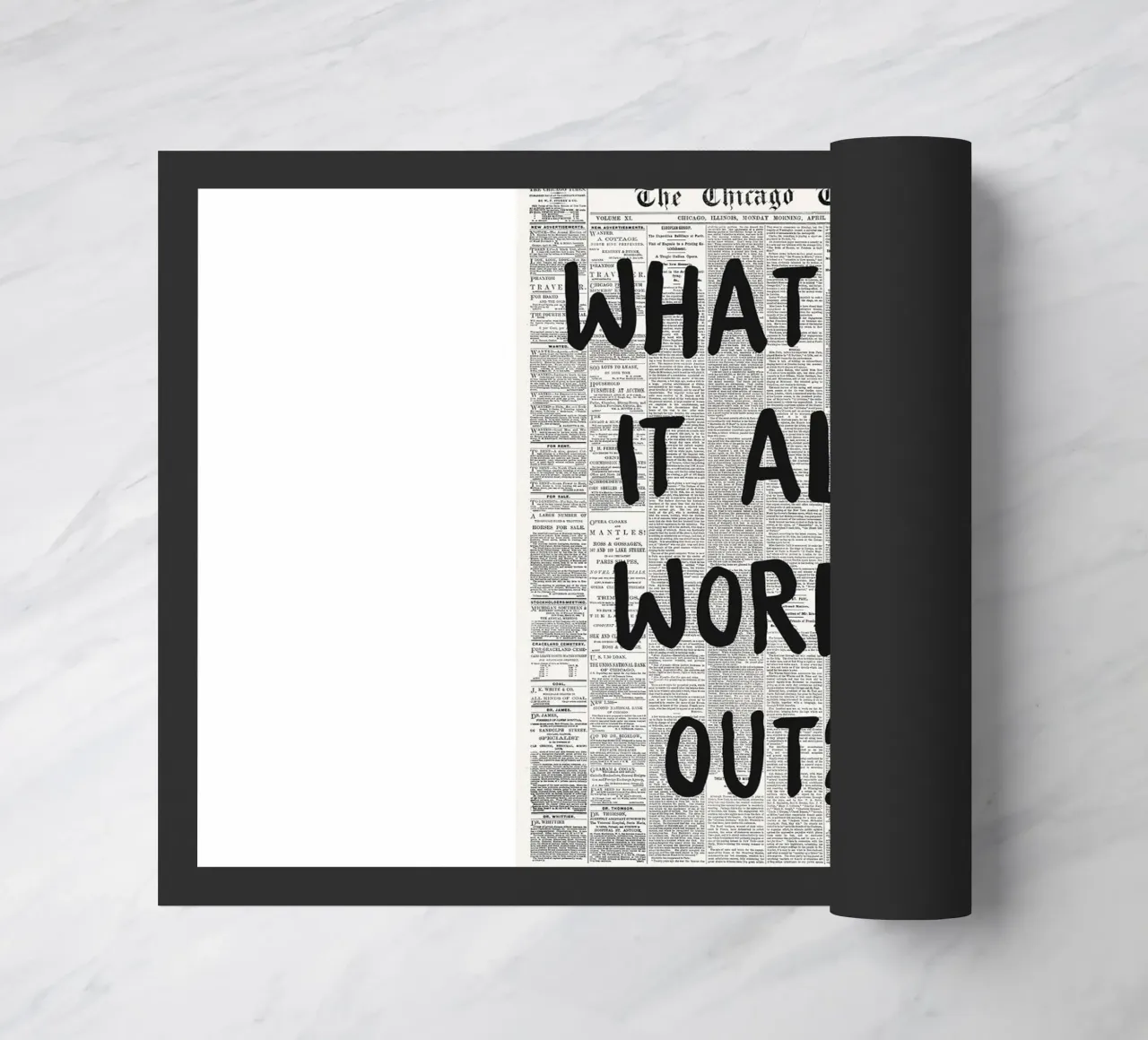 e se tutto si risolvesse zerbino da art quots shop