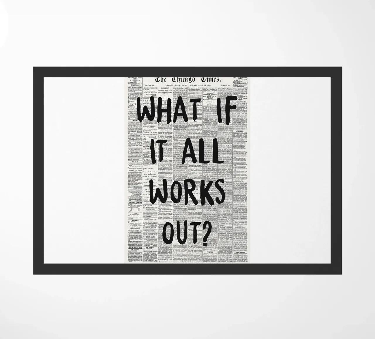 e se tutto si risolvesse zerbino da art quots shop