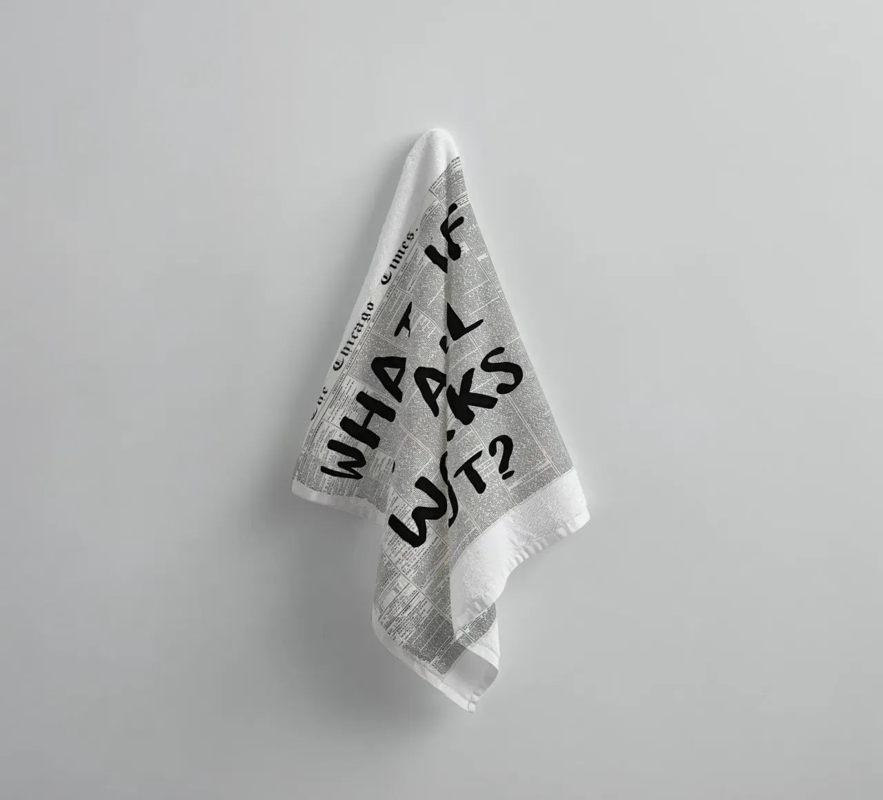 what if it all works out towel by art quots shop