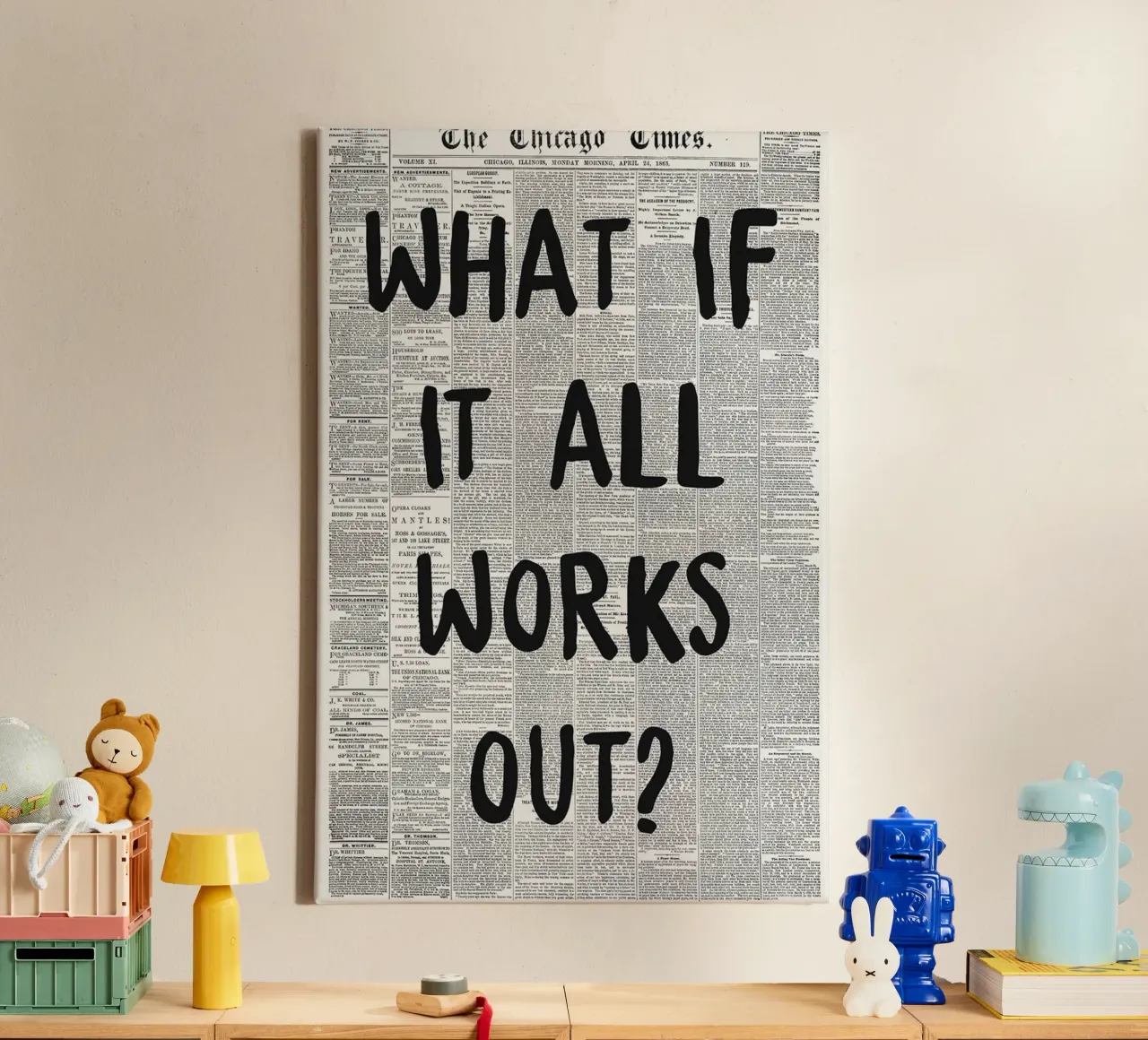 e se tutto si risolvesse tela da art quots shop