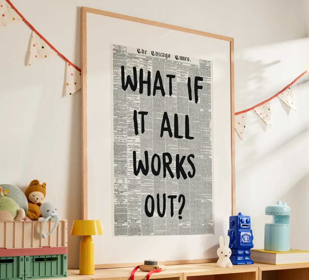 e se tutto si risolvesse poster da art quots shop