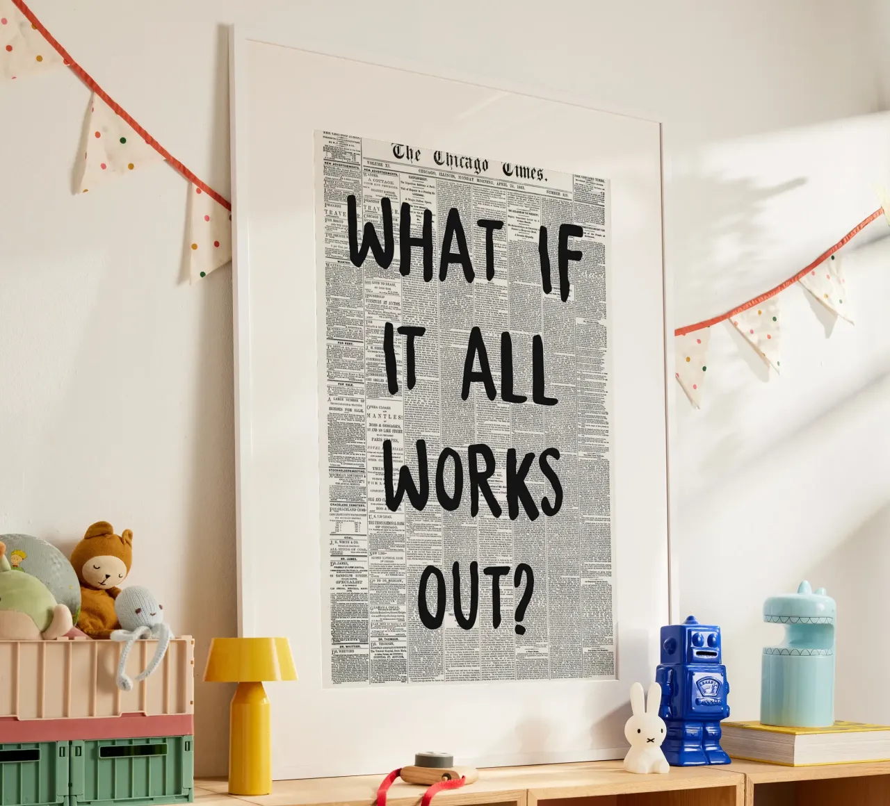 e se tutto si risolvesse poster da art quots shop