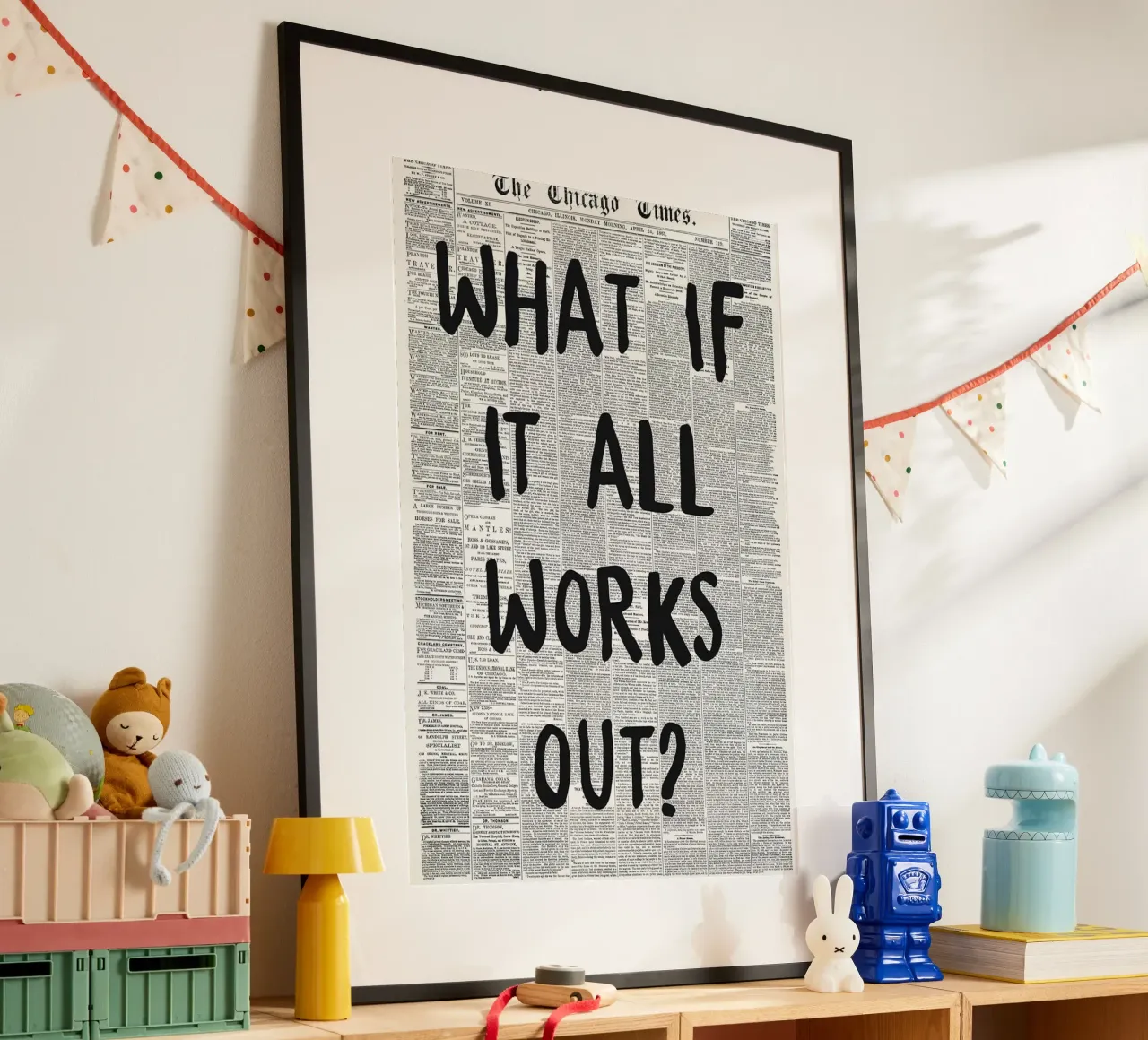 e se tutto si risolvesse poster da art quots shop