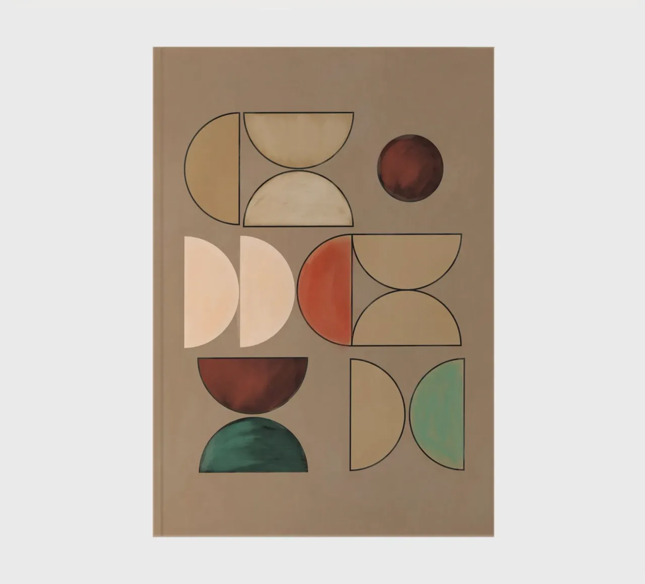 Earth Shapes notebook by Gaite