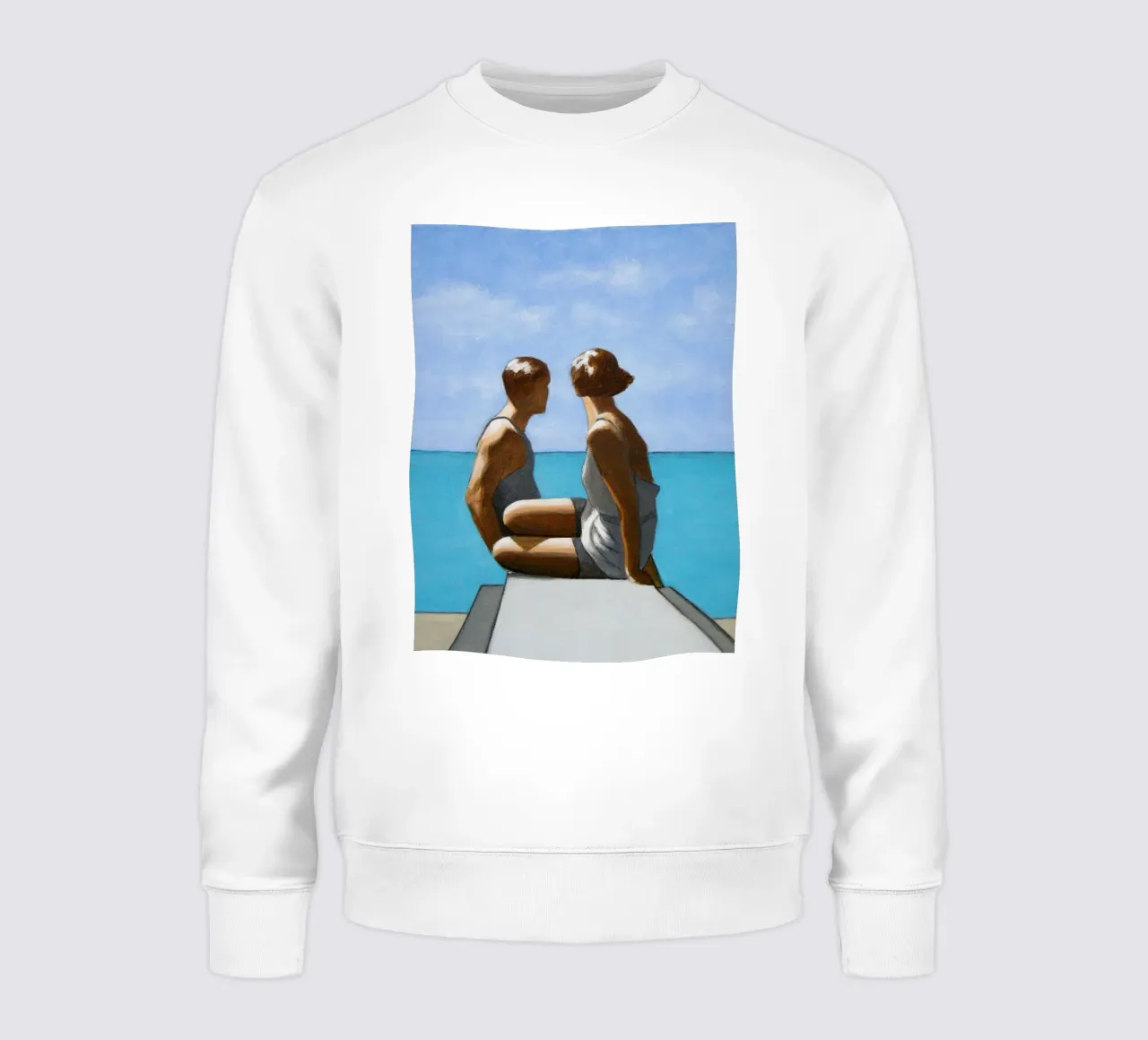 The bathers - Sarah Morrissette sweatshirt by Rachelwhell