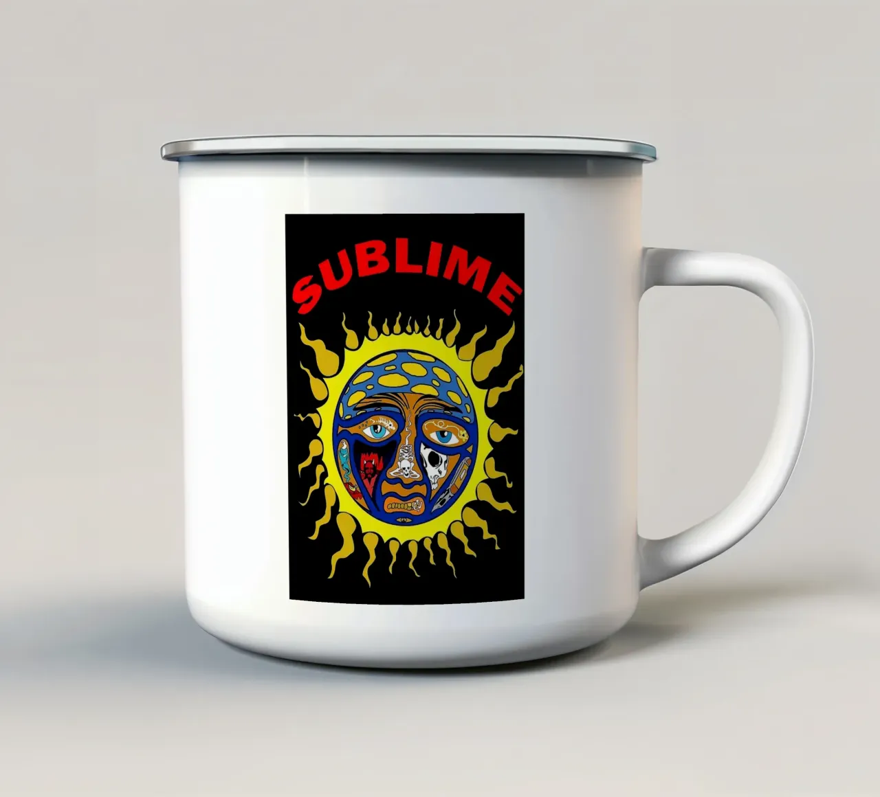 groupe sublime mug en émail de vanhesling