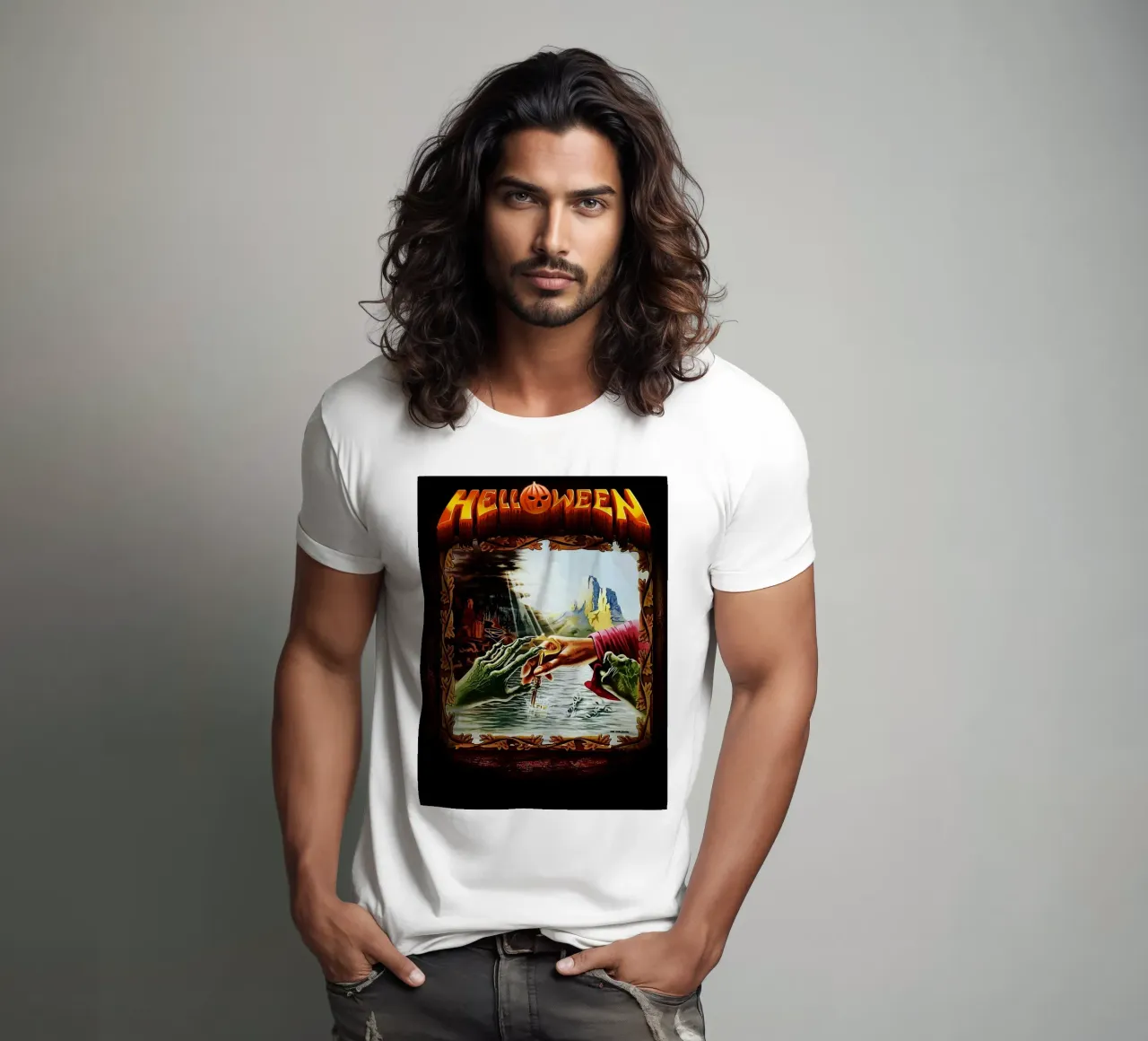banda di helloween t-shirt da vanhesling