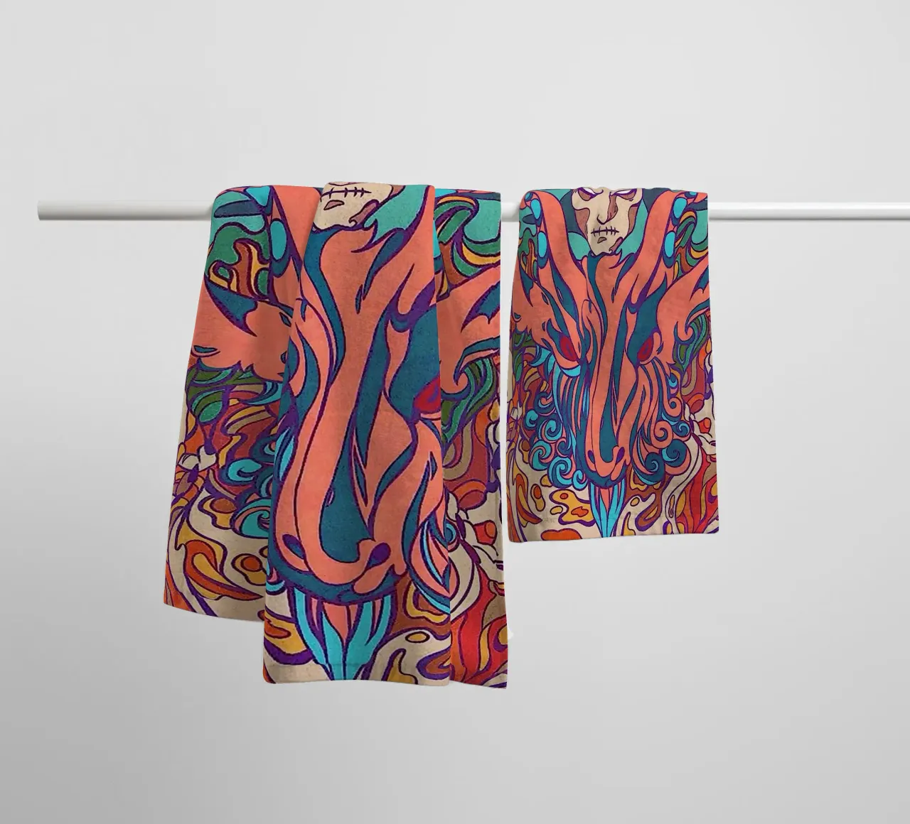 groupe fantôme serviette de bain de vanhesling