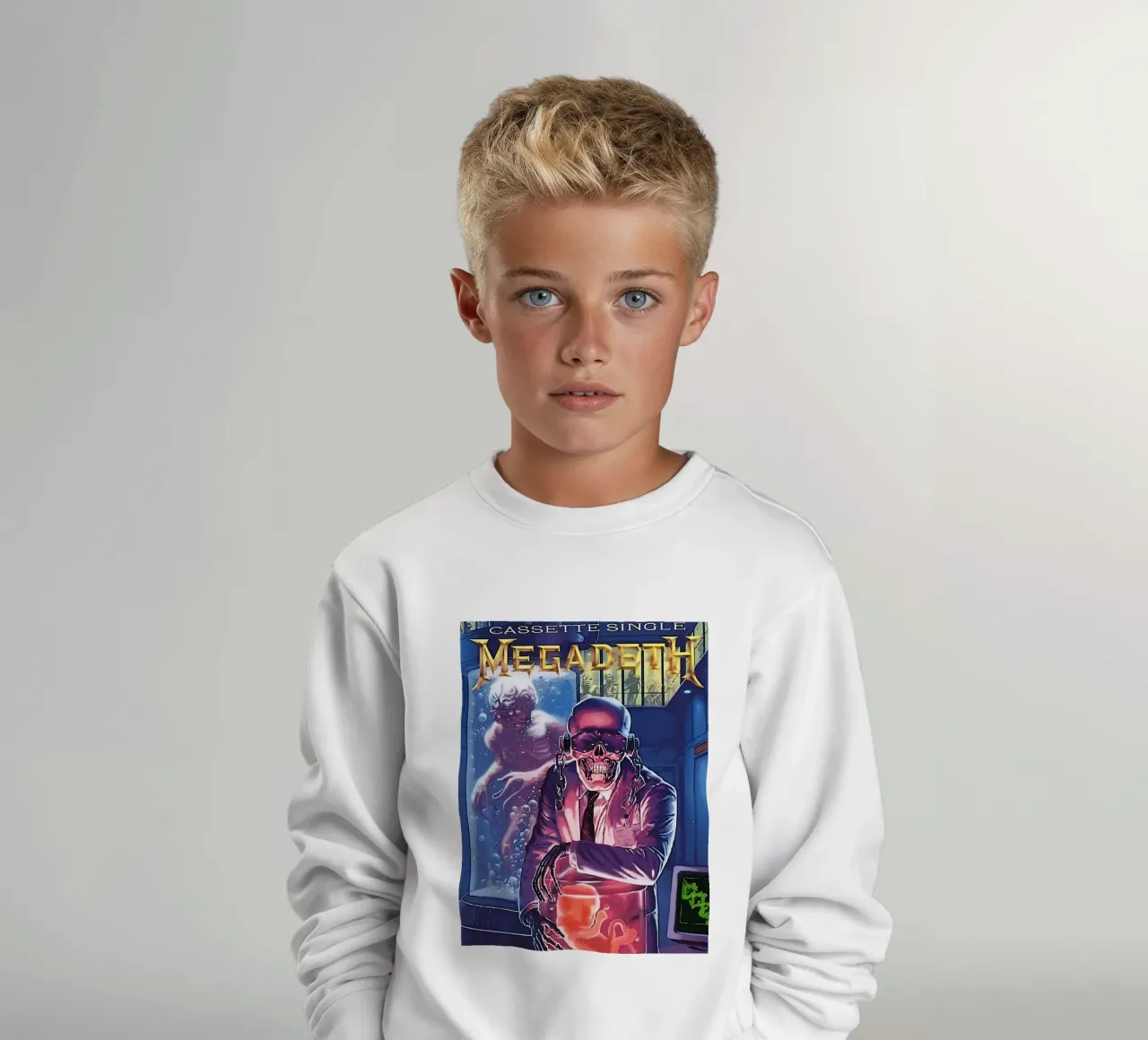 megadeth band felpa bambino da vanhesling