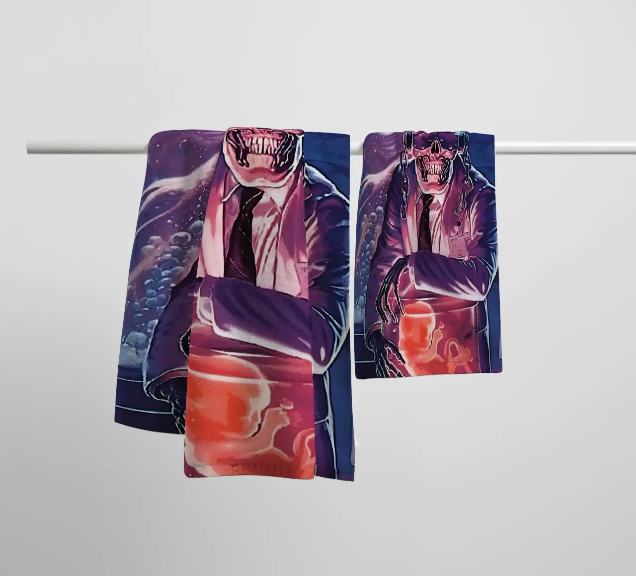 groupe megadeth serviette de bain de vanhesling