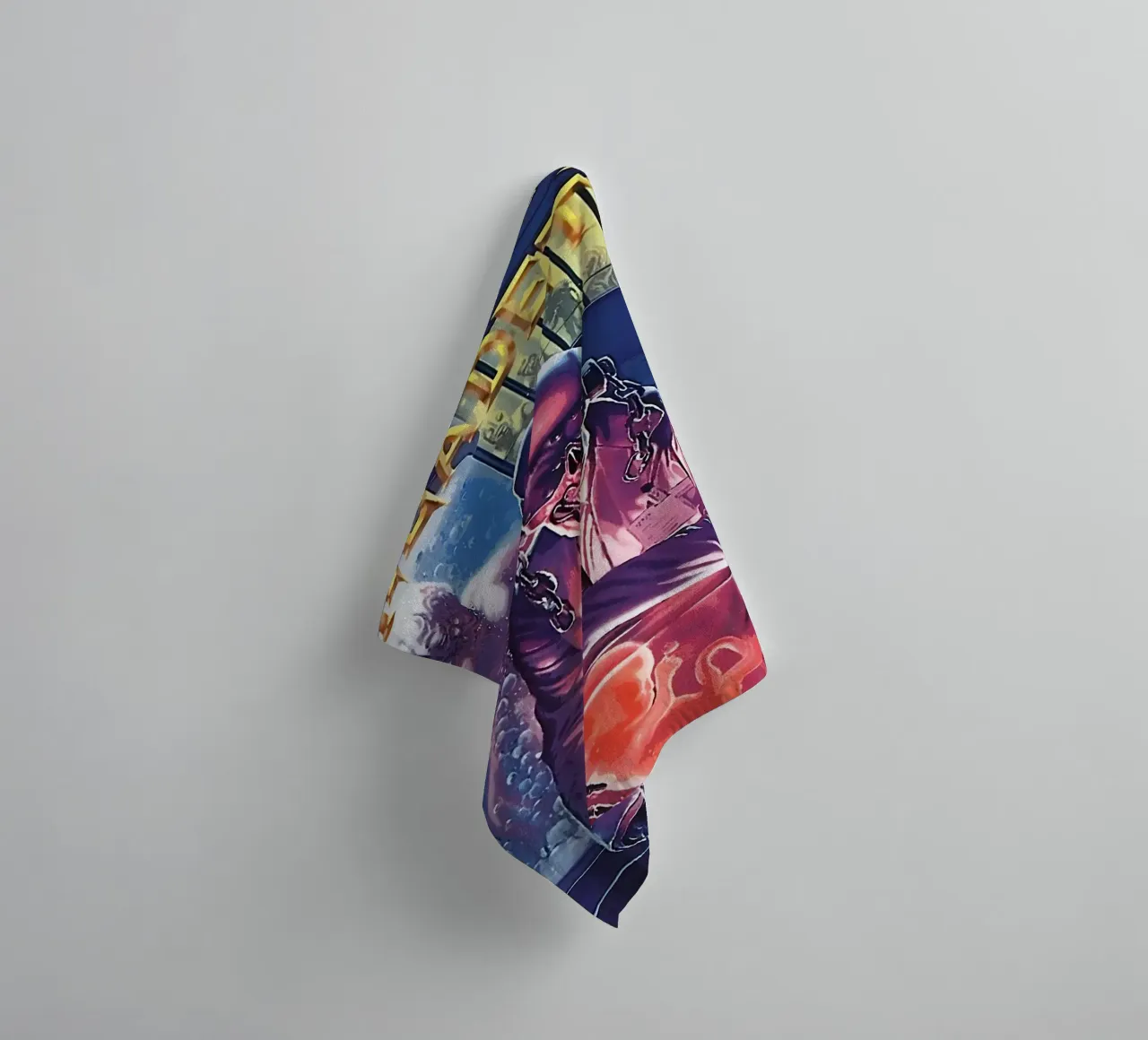 groupe megadeth serviette de bain de vanhesling