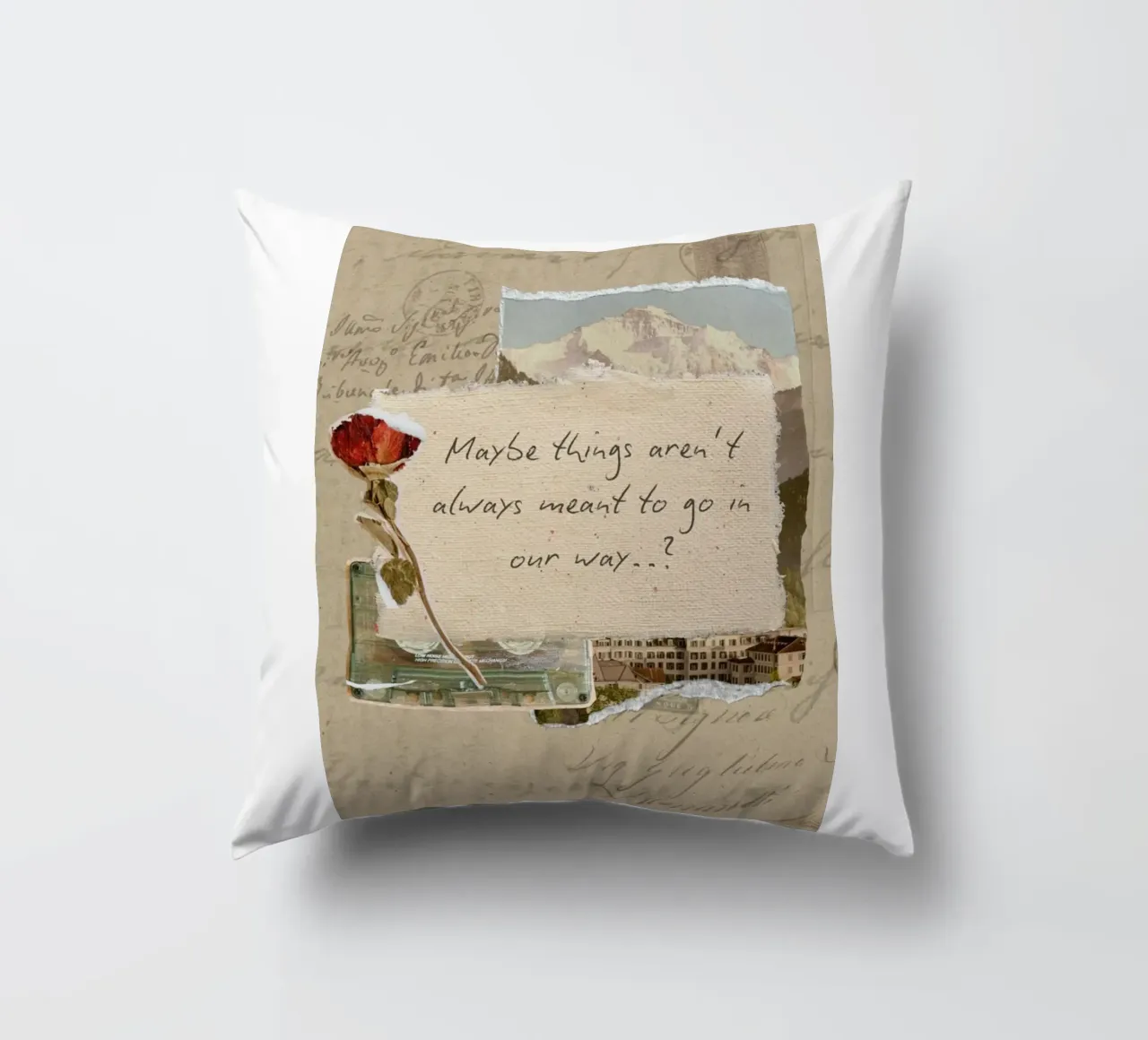 forse le cose non sono cuscino da art quots shop