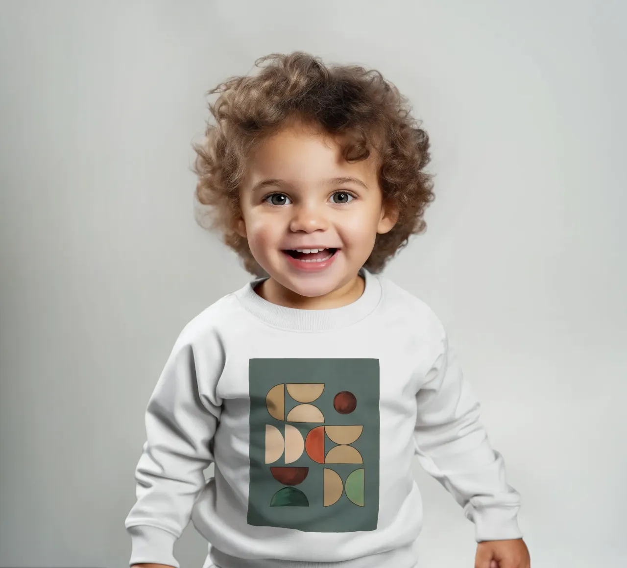 Geometric Balance baby sweatshirt by Gaite