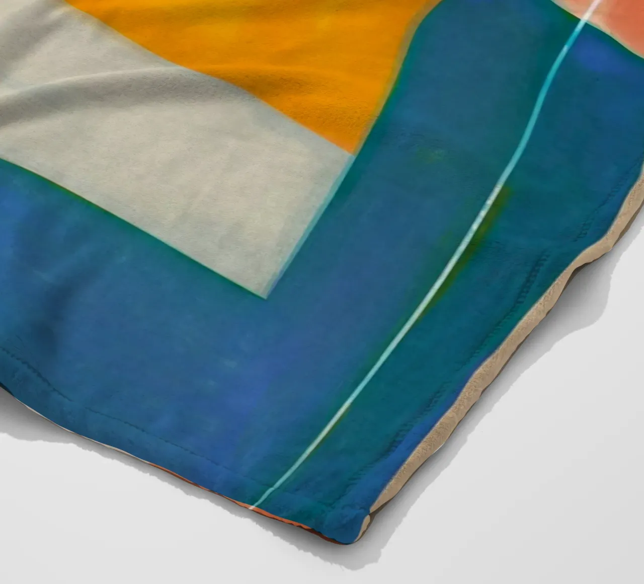 Moderne compositie fleecedeken van Gaite