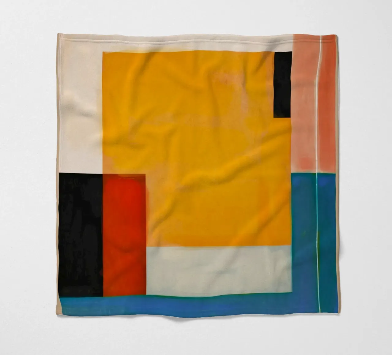 Moderne compositie fleecedeken van Gaite