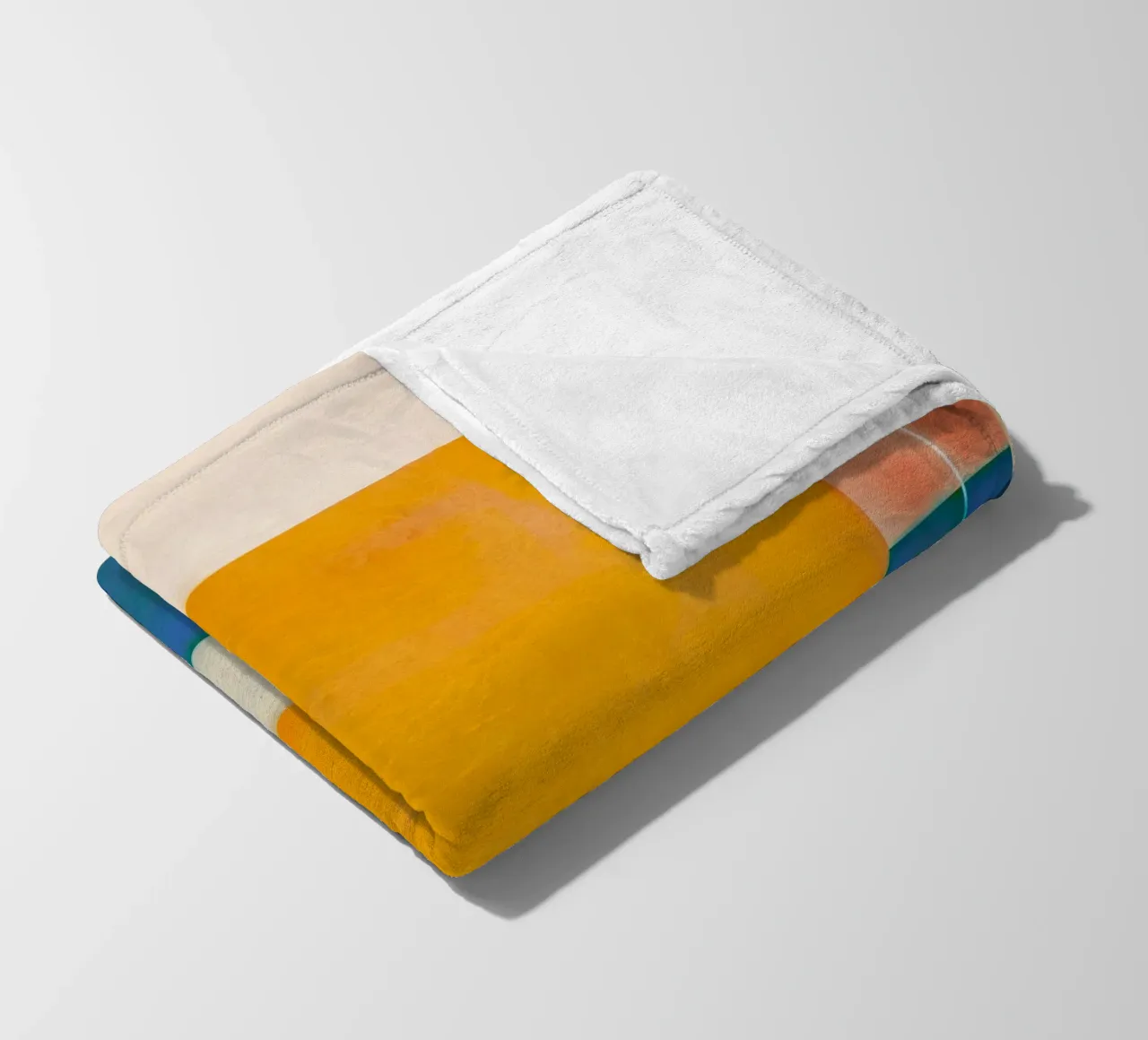 Moderne compositie fleecedeken van Gaite