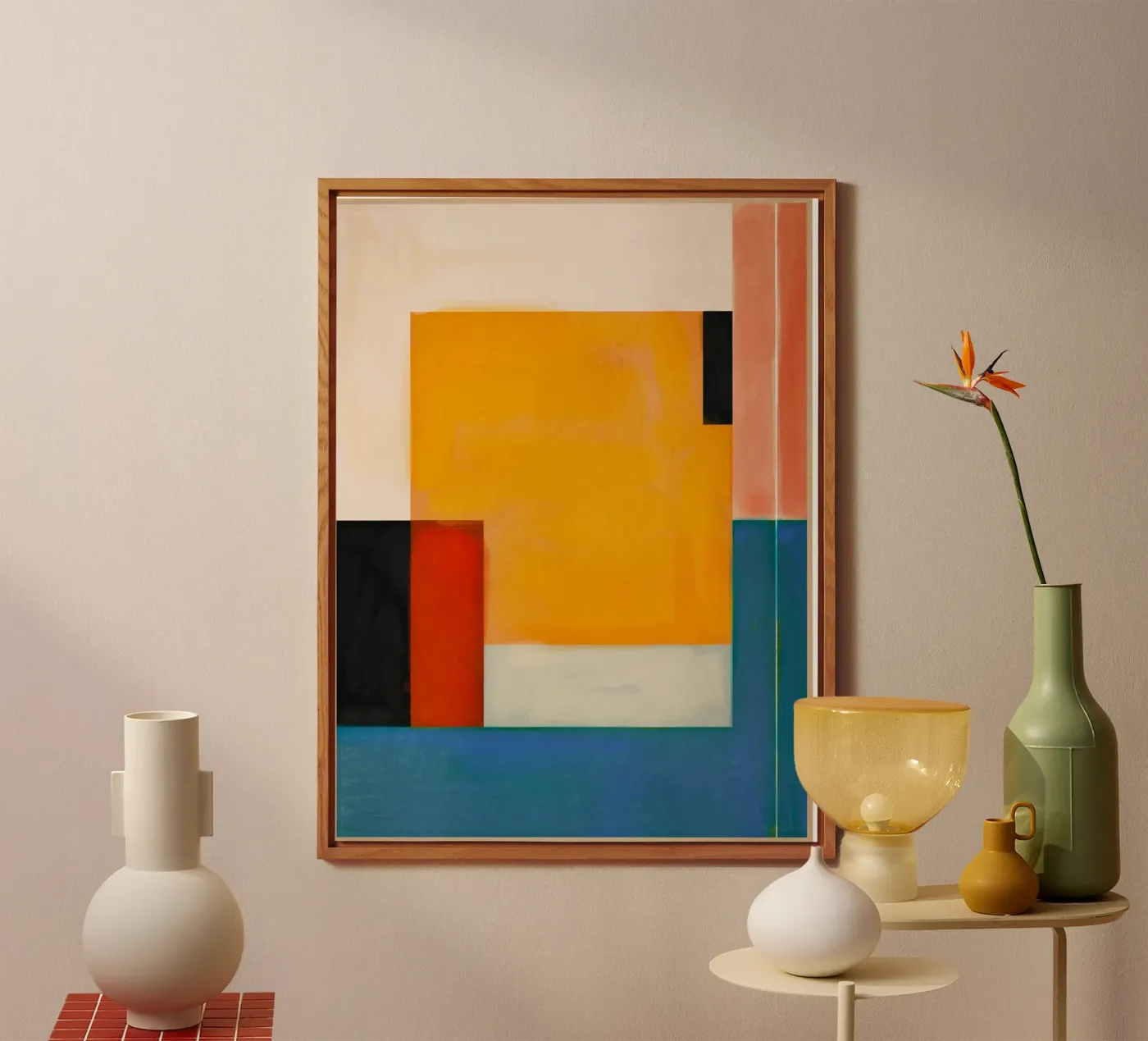 Composition moderne panneau forex de Gaite