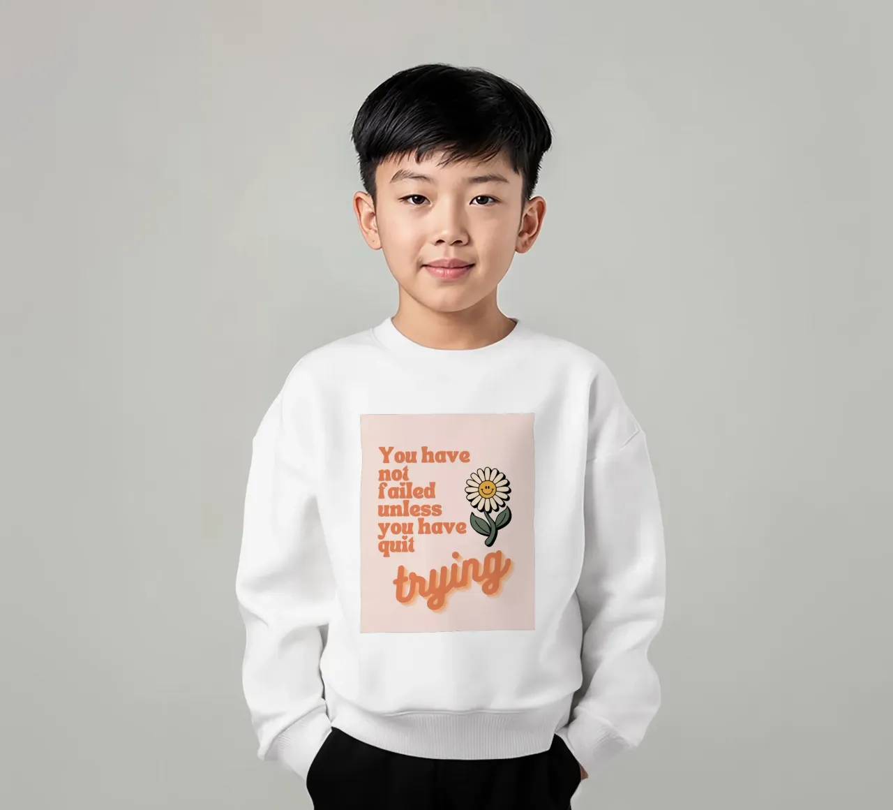 non avete fallito se non felpa bambino da art quots shop