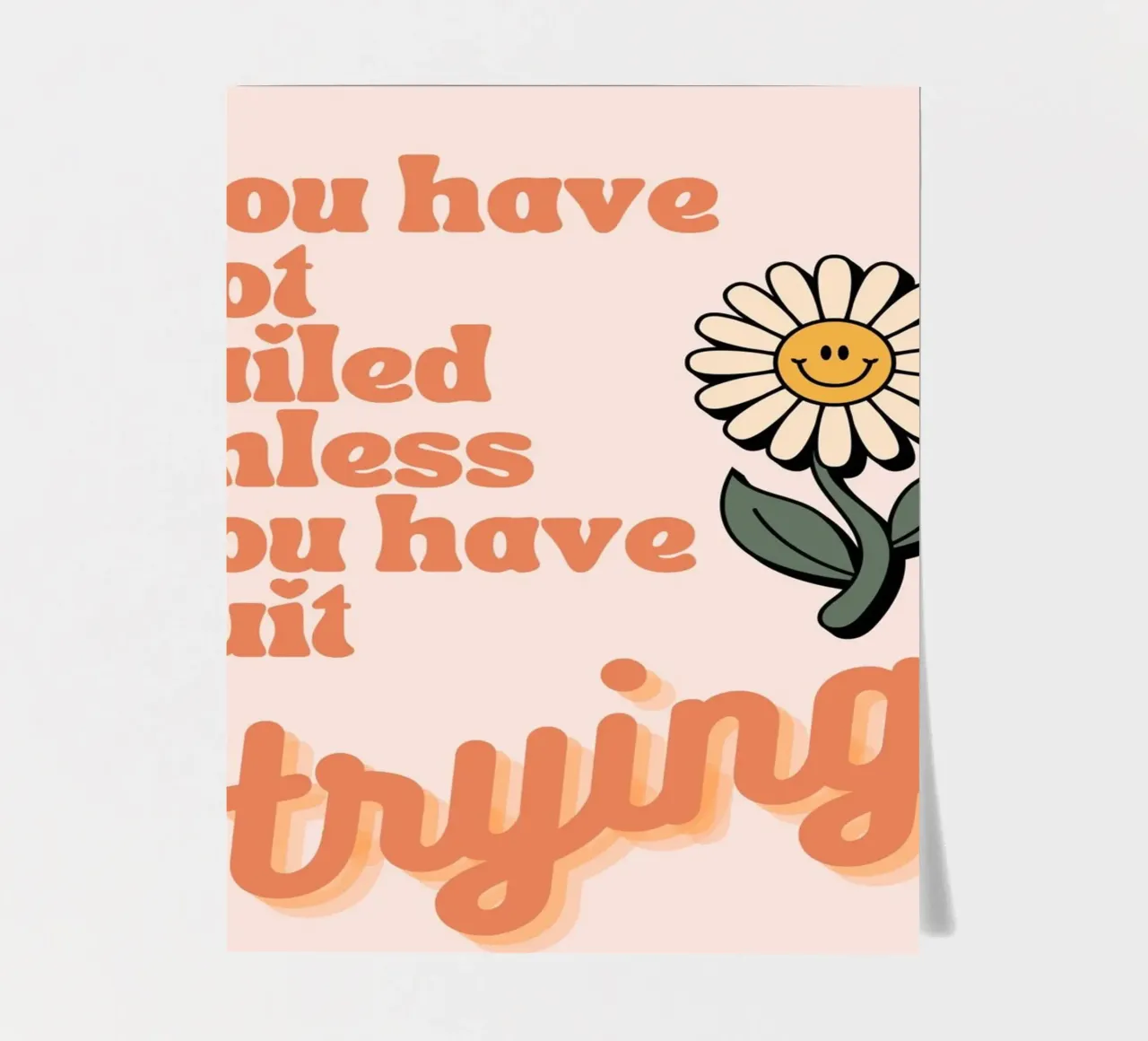 you have not failed unles sticker sheet by art quots shop