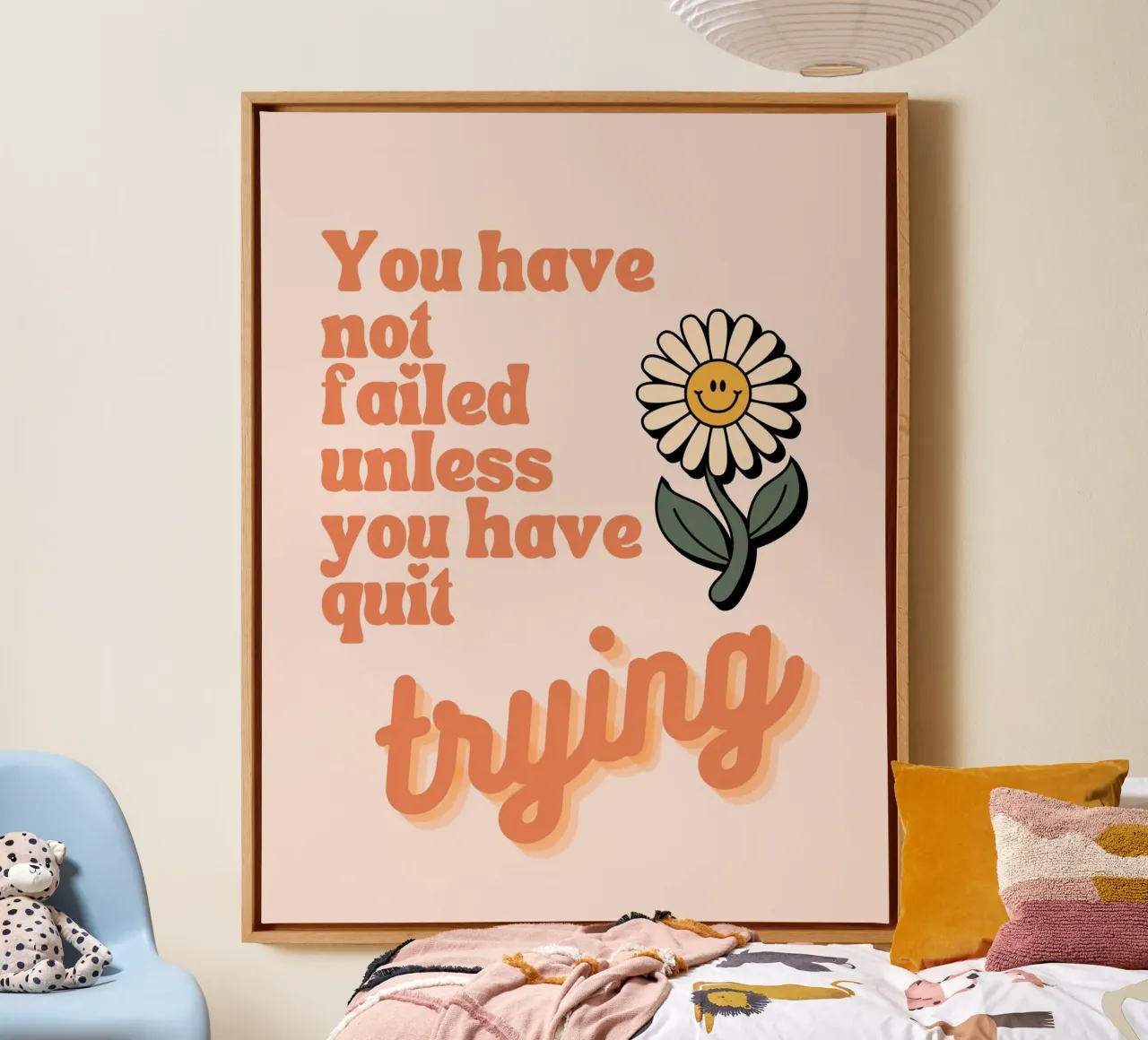 you have not failed unles canvas by art quots shop