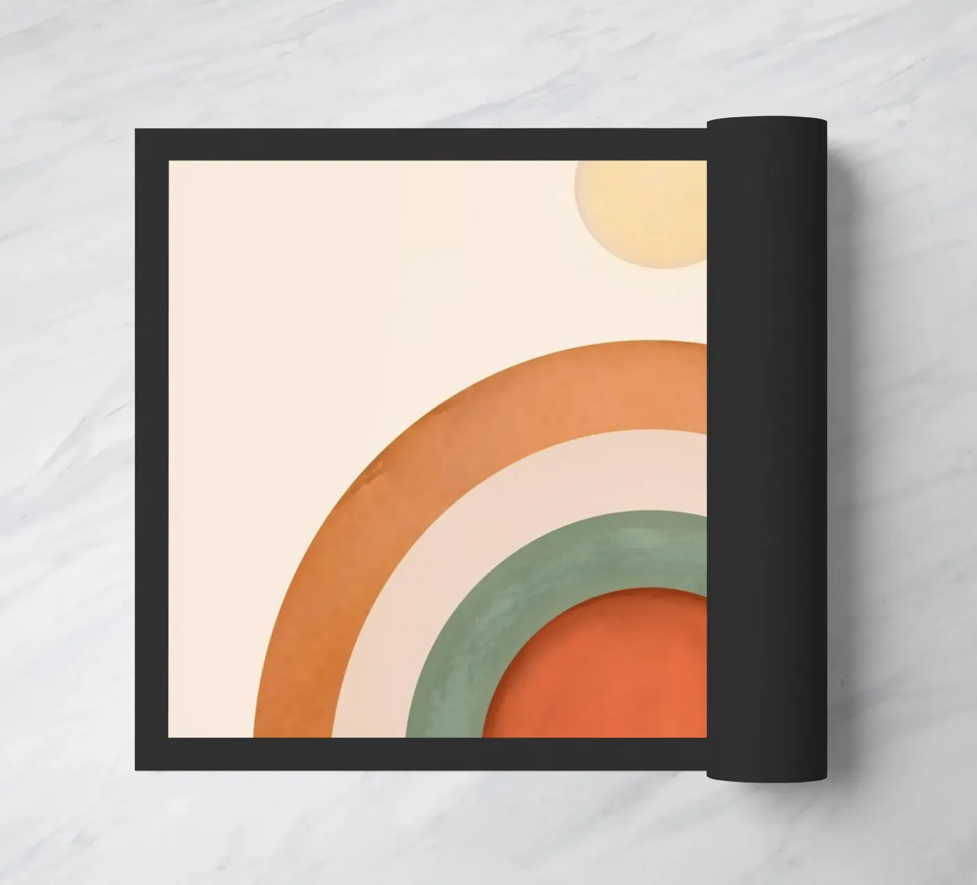 Sun and Arch Fußmatte von Gaite