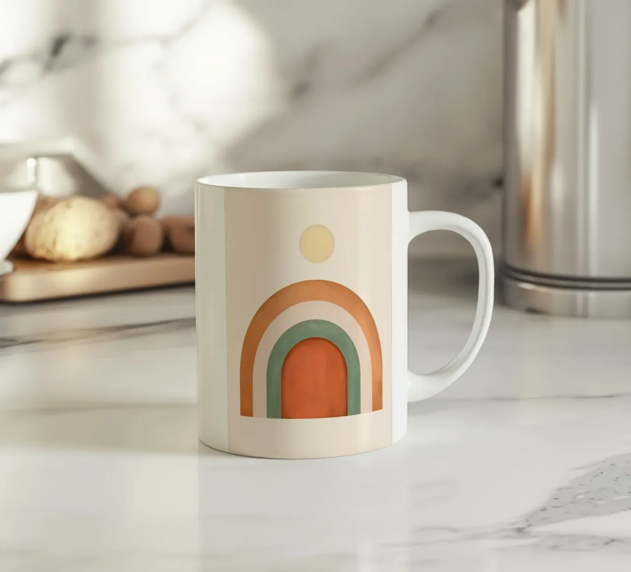 Sole e Arco tazza in ceramica da Gaite