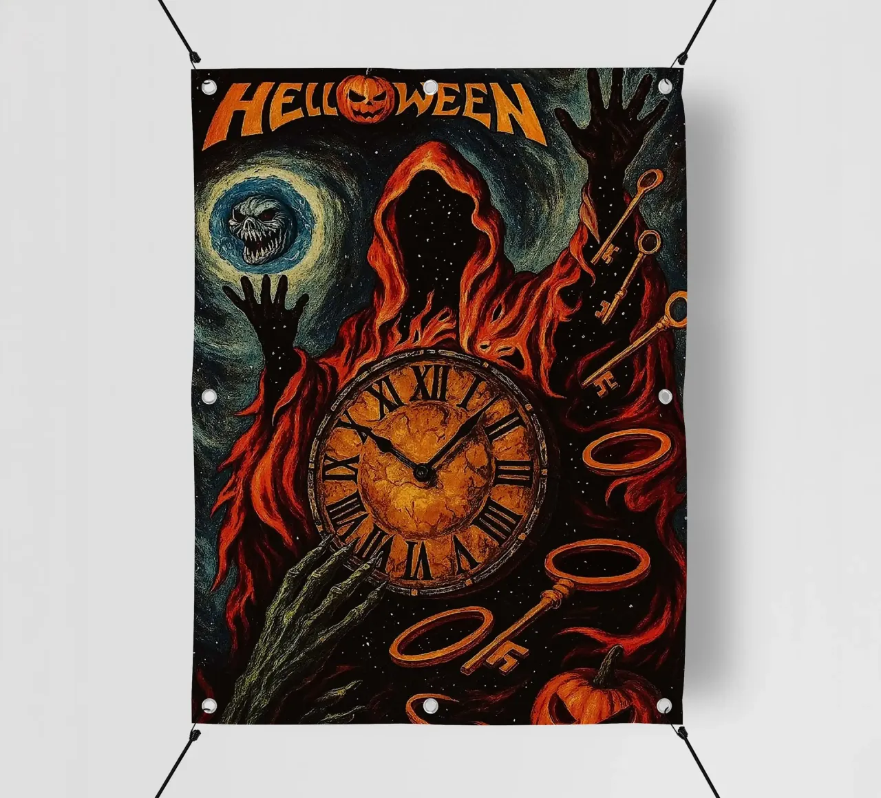 Helloween band telo in pvc da vanhesling