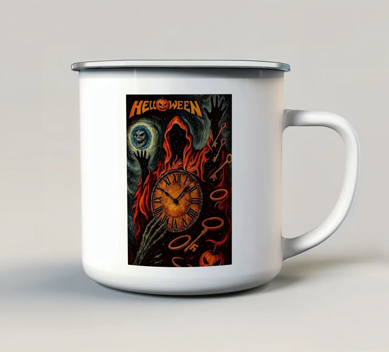 Helloween band tazza in smalto da vanhesling