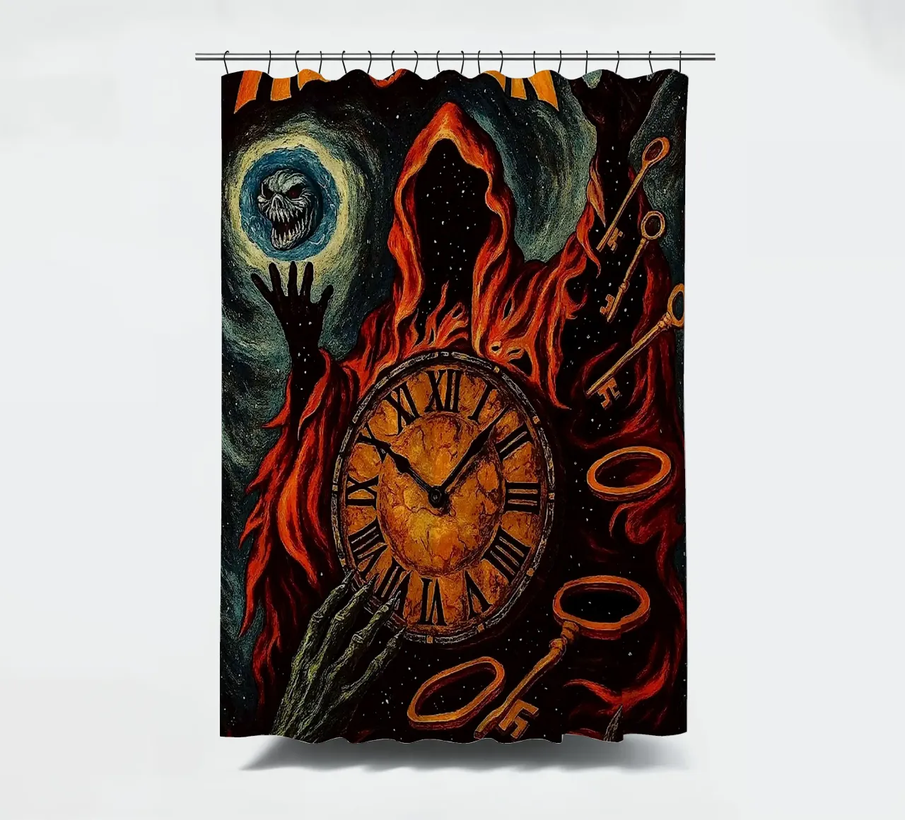 Helloween band tenda da doccia da vanhesling
